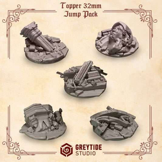 Toppers 32mm Jetpack CL - Base - Bits - GreyTide Studio