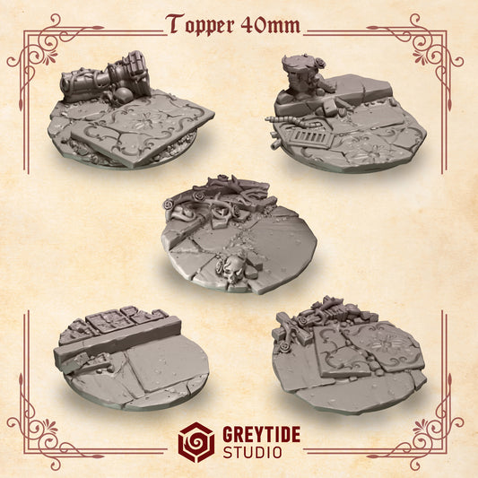 Toppers 40mm CL - Base - Bits - GreyTide Studio
