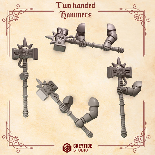Two Handed Hammers CL - Arms and Weapons - Bits - GreyTide Studio