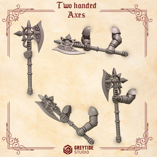 Two handed Axes CL - Arms and Weapons - Bits - GreyTide Studio
