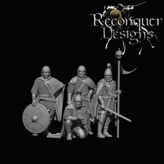 Visigoths Asturians dismounted Set 1 - Reconquer Designs