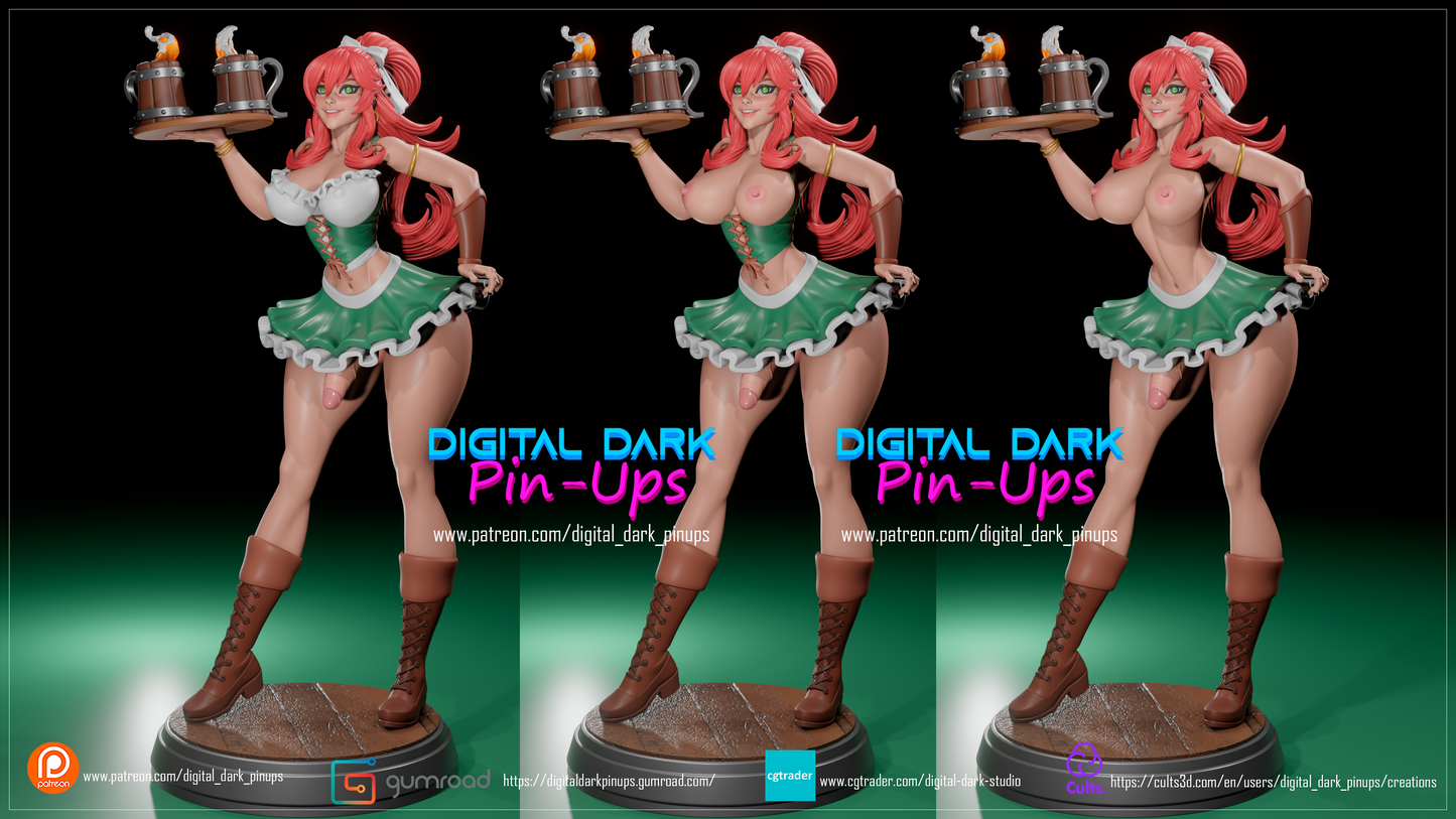 Futa Barmaid - Digital Dark Pin-ups
