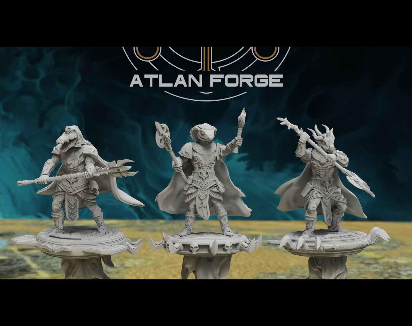 Aegyptus Reptilian Sorcerers - Atlan Forge