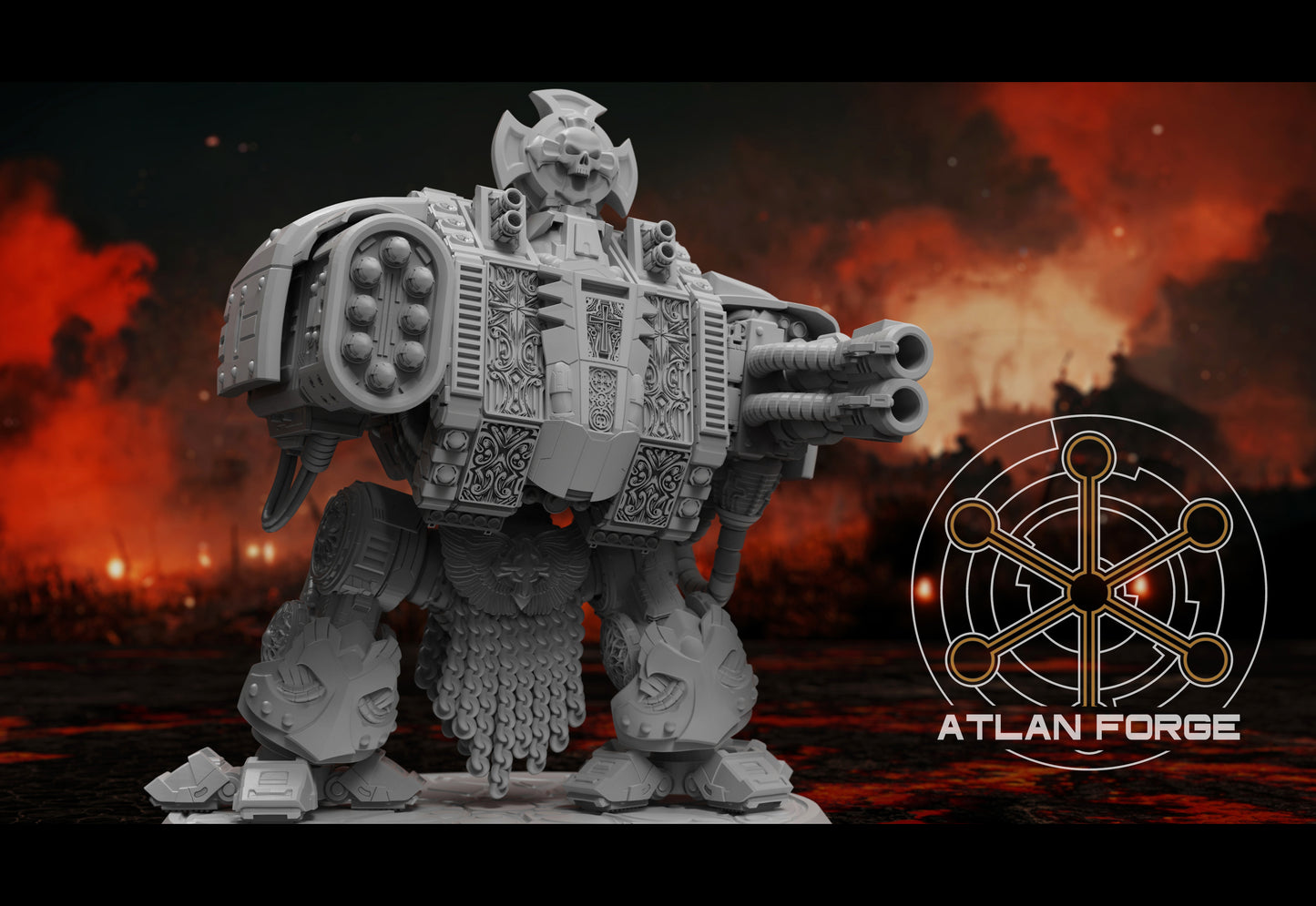 Templar Crusader Dreadnought - Atlan Forge