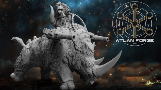 Cybernetic Woolly Rhino - Atlan Forge