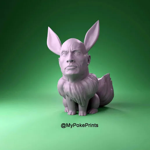 Eevee The Rock - MPPrints