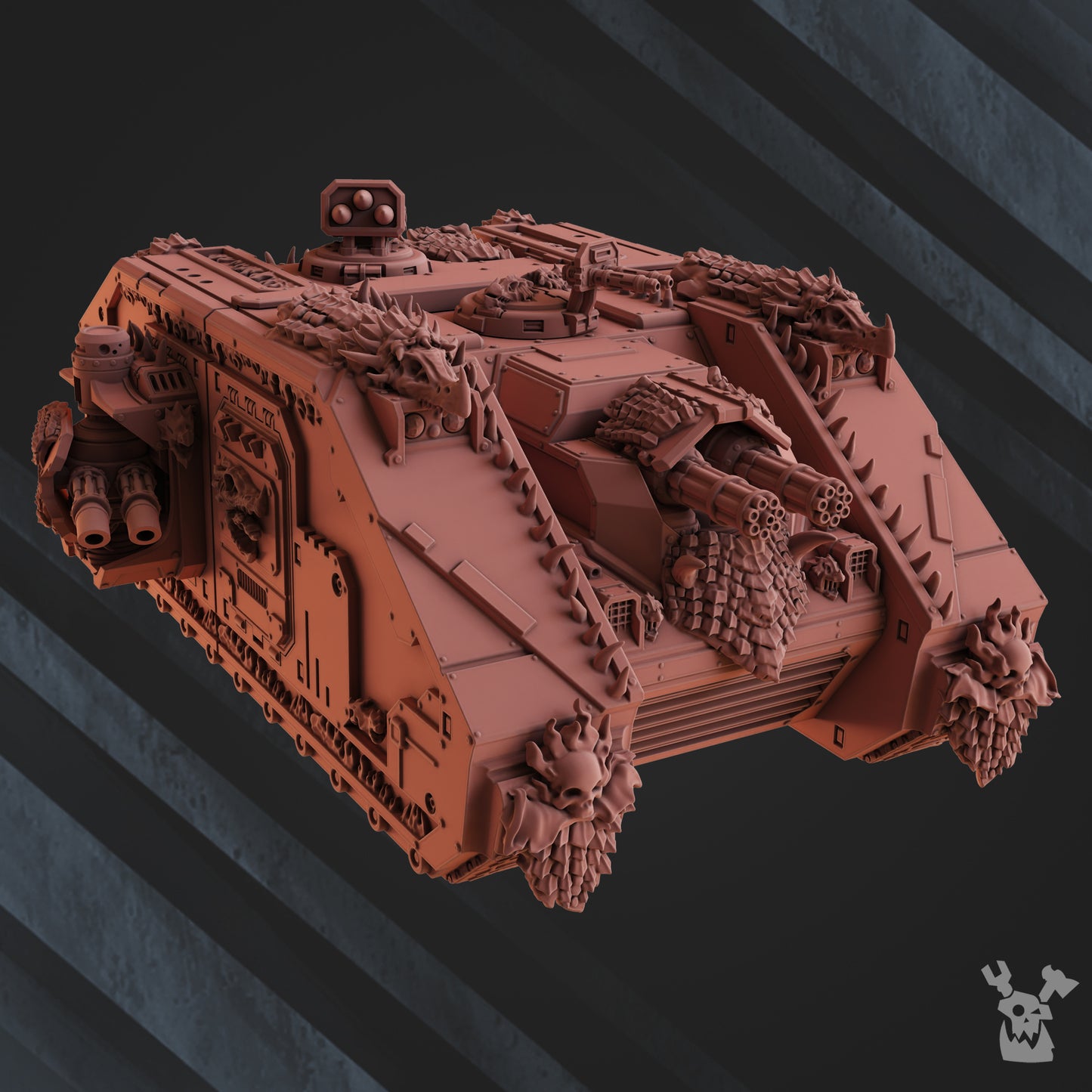Fire Lizard Automated Storm Vehicle - Dakkadakka