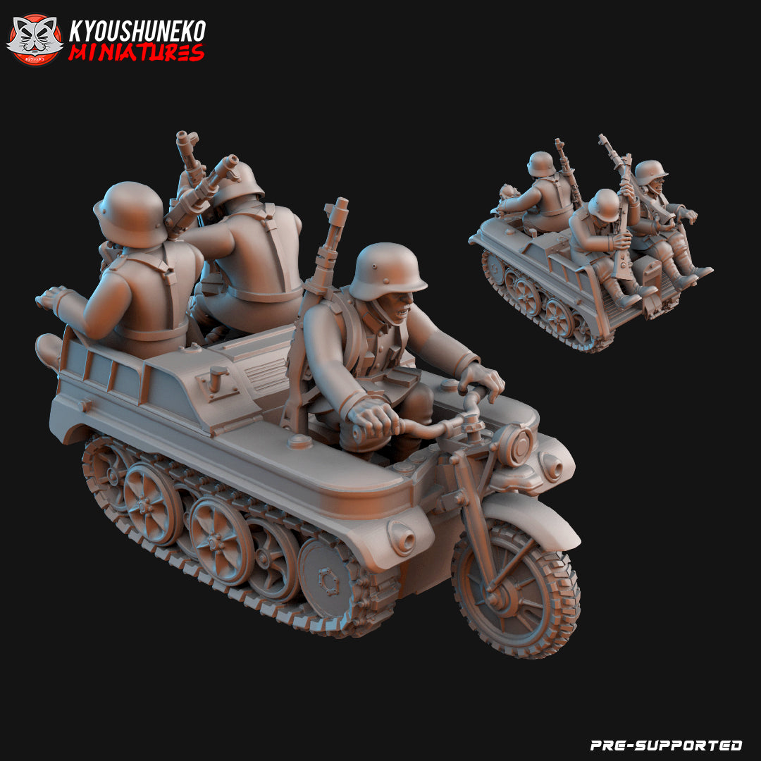 German Kettenkrad ww2 - Kyoushuneko Miniatures