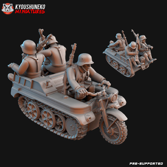 German Kettenkrad ww2 - Kyoushuneko Miniatures