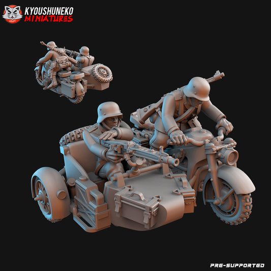 German Zundapp Trike ww2 - Kyoushuneko Miniatures
