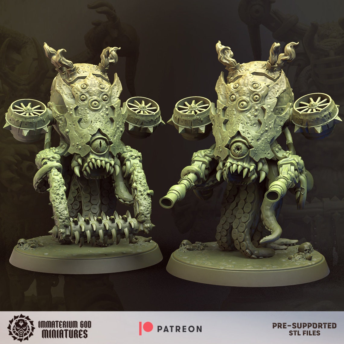 Plague Crusher & Spreader - Immaterium God Miniatures