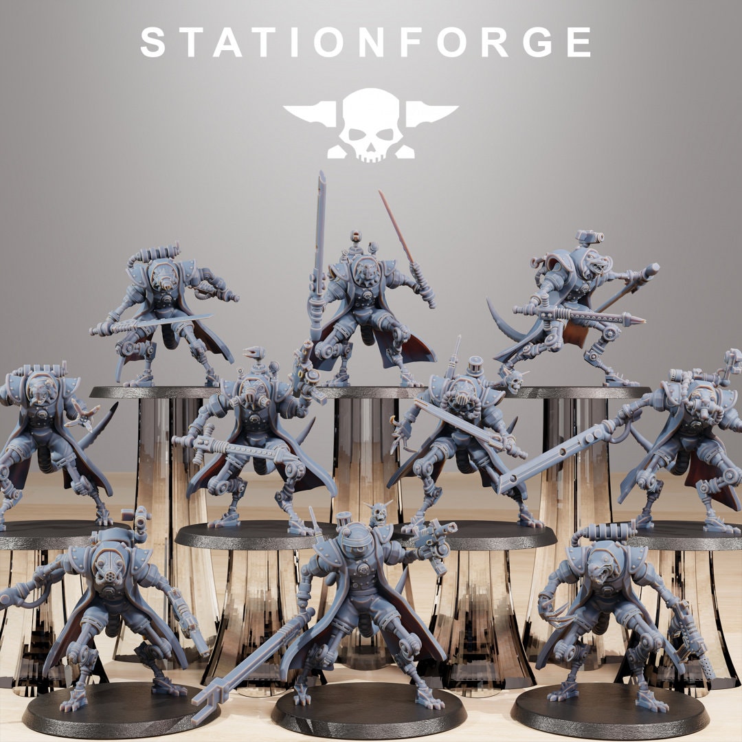 Raticus Curdsters - StationForge - 28mm