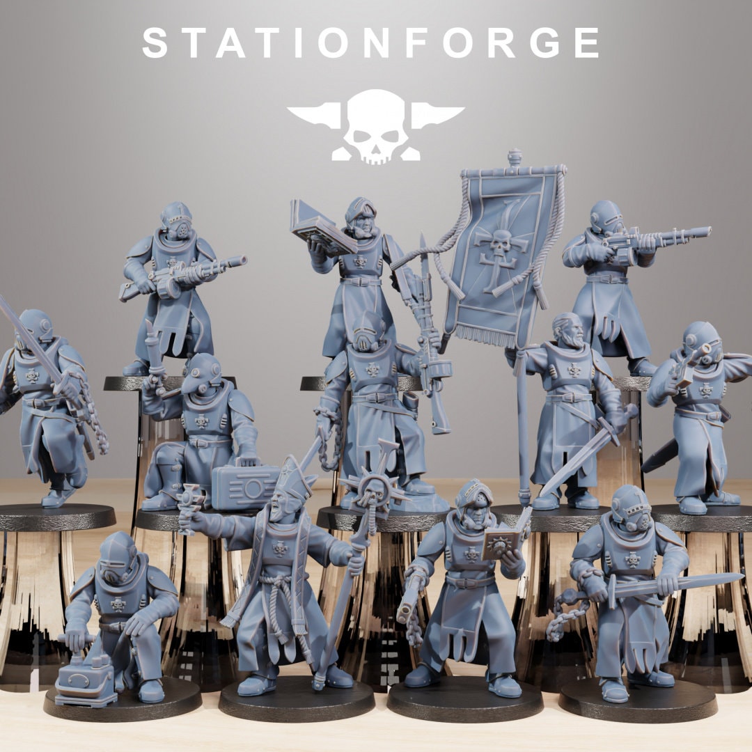 RoyalGuard Templars - StationForge - 28mm