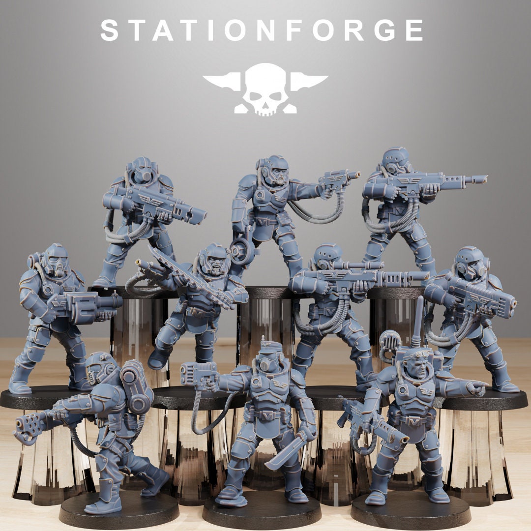 Vaskar Commandos - StationForge - 28mm