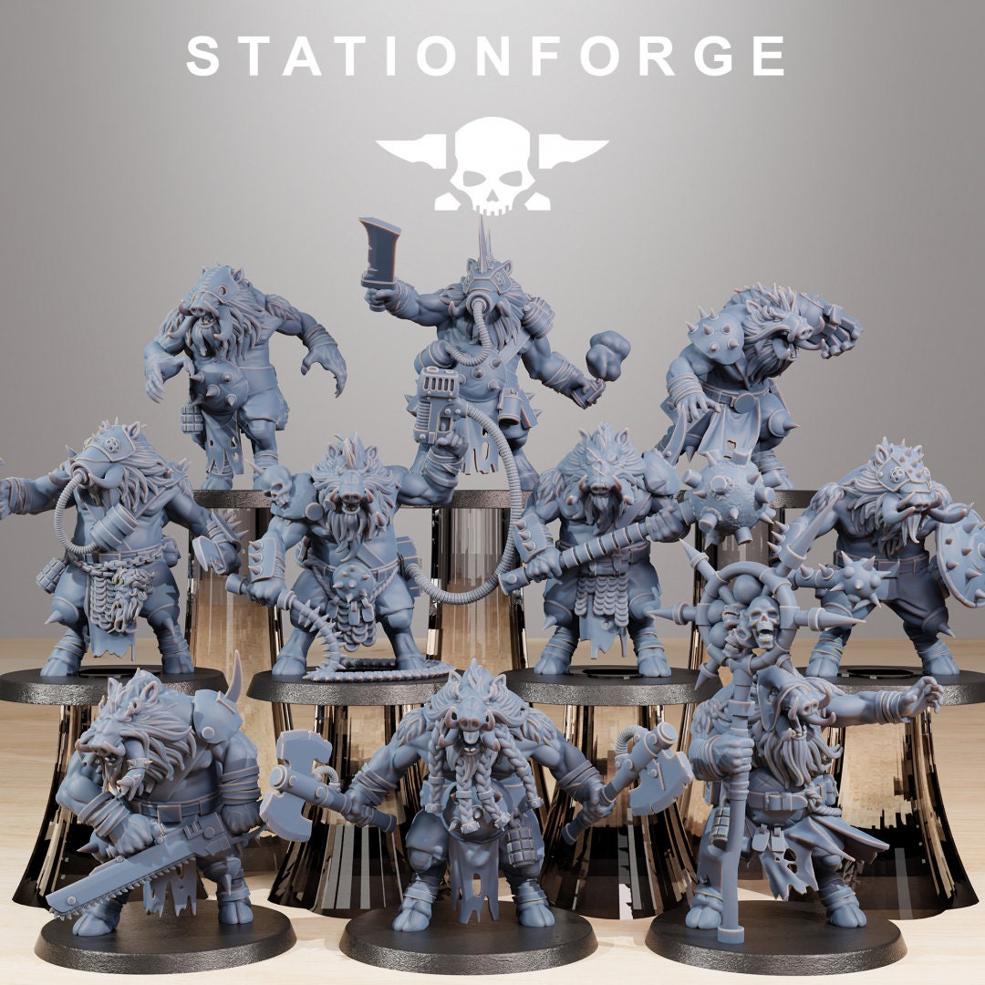 Corrupted Beasts - StationForge - 28mm