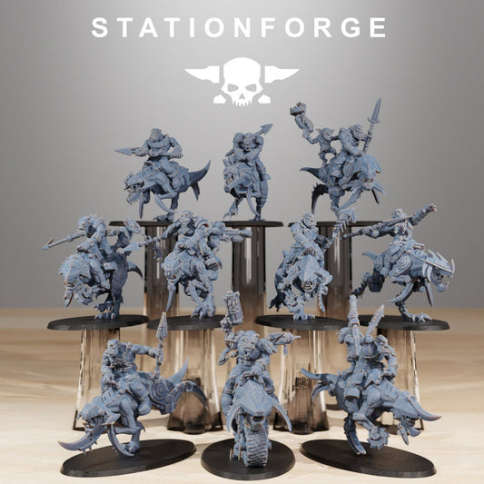 Orkaz Beast Riders - StationForge - 28mm