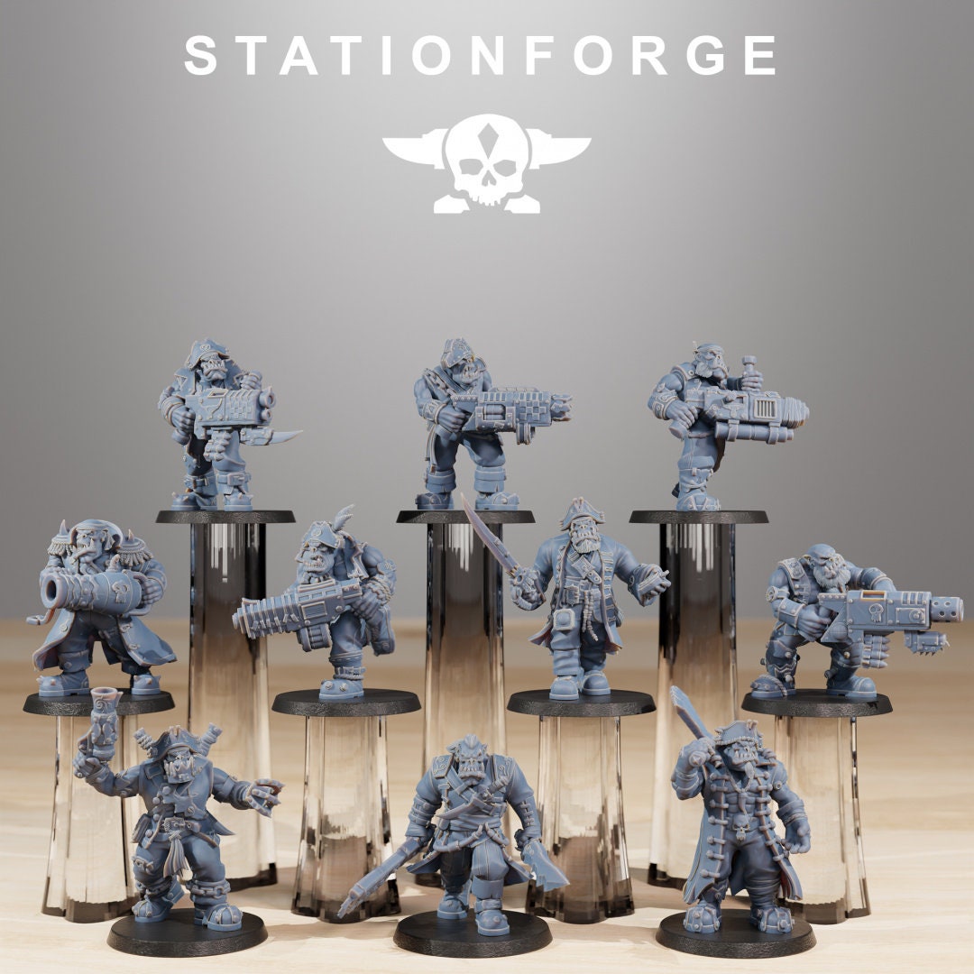 Orkaz Pirates - StationForge - 28mm