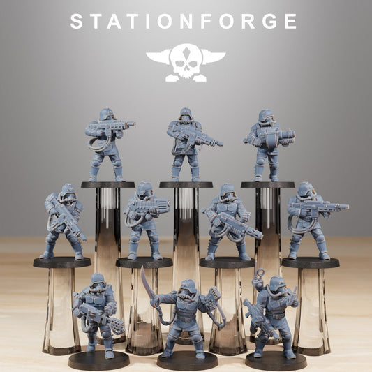 Grimguard Commandos - StationForge - 28mm