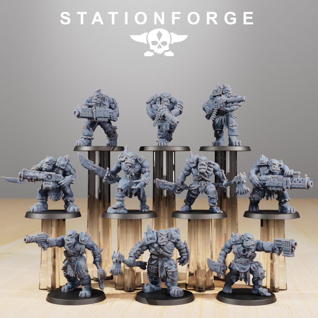 Orkaz Strappaz - StationForge - 28mm