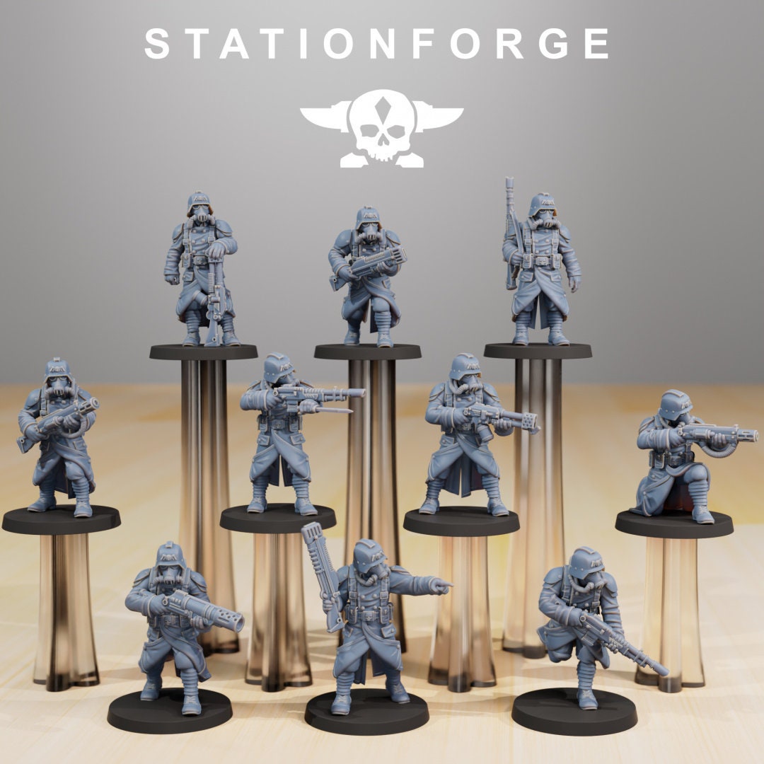 GrimGuard Infantry Builder - StationForge - 28mm