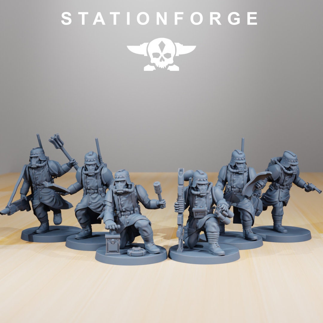 GrimGuard - Supporters - StationForge - 28mm