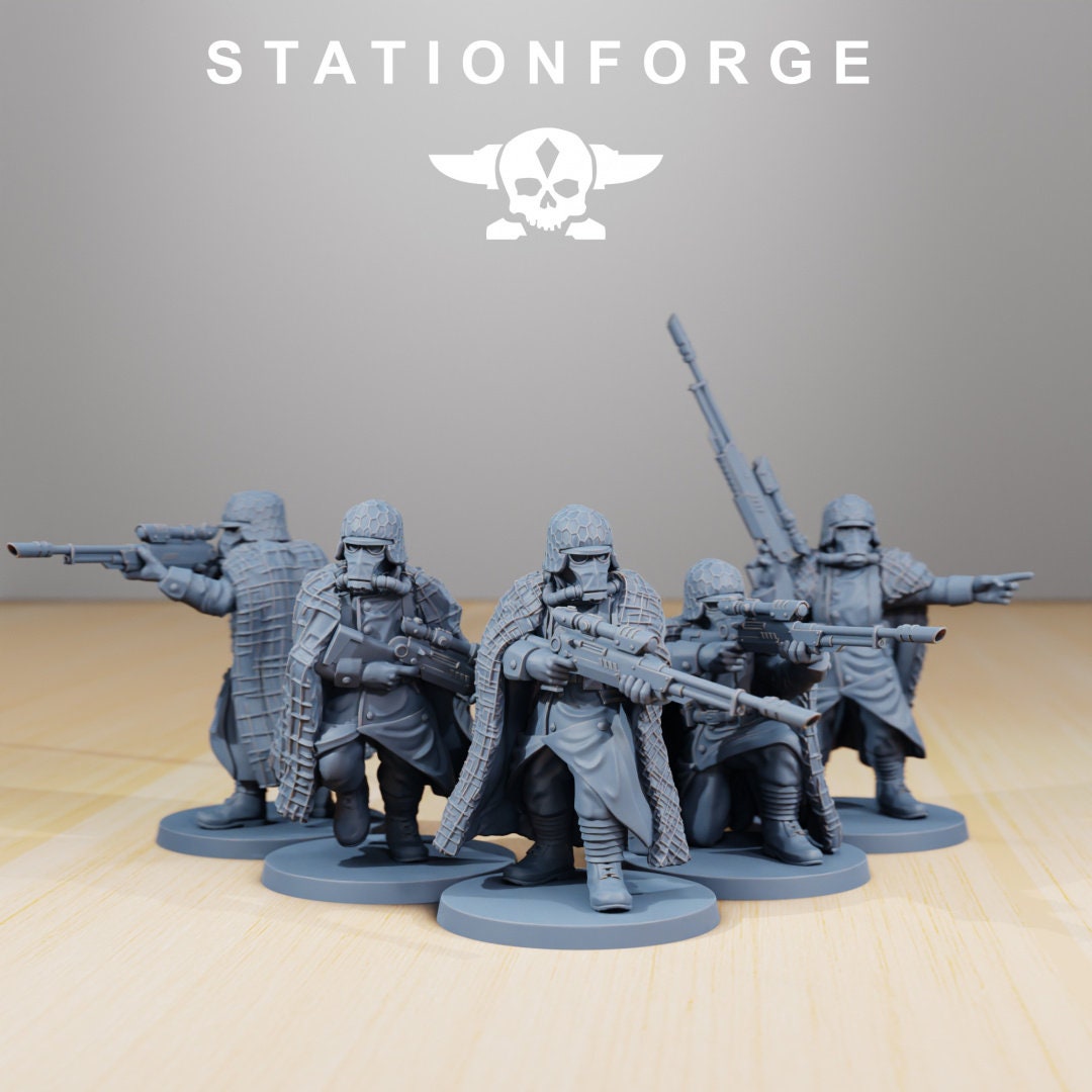 GrimGuard - Snipers - StationForge - 28mm