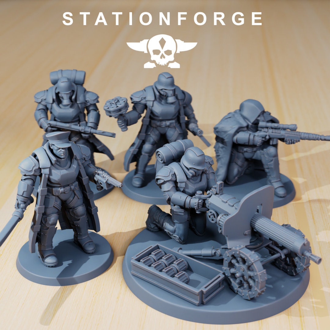 GrimGuard - Delta Squad - StationForge - 28mm