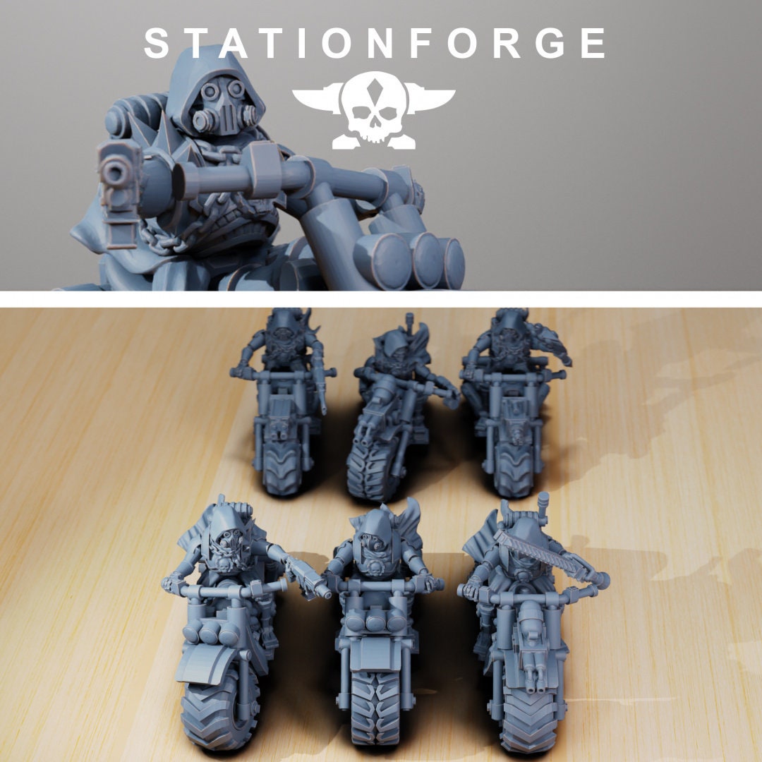 Scavenger Bikers - StationForge - 28mm