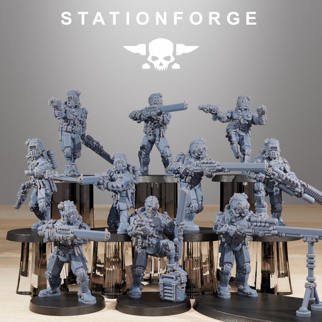 Scavenger Security Patrol - StationForge - 28mm