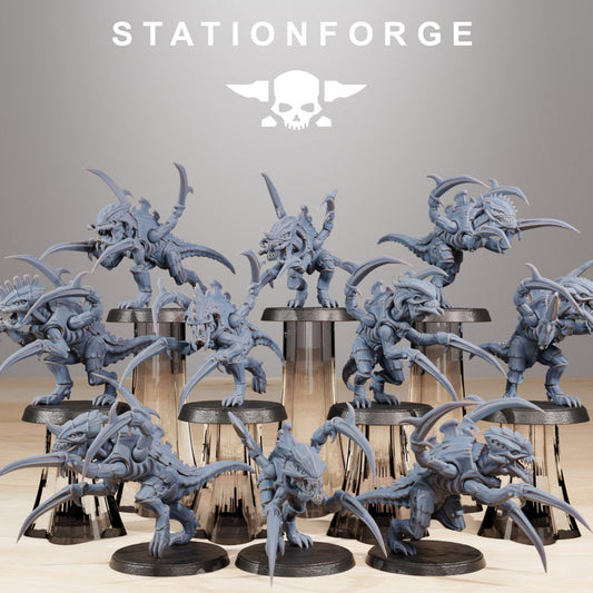 Xenarid Infantry Melee Unit - StationForge - 28mm