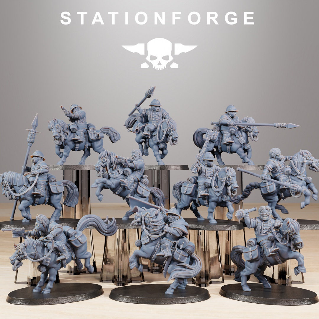 GrimGuard Pony Cavalry - StationForge - 28mm