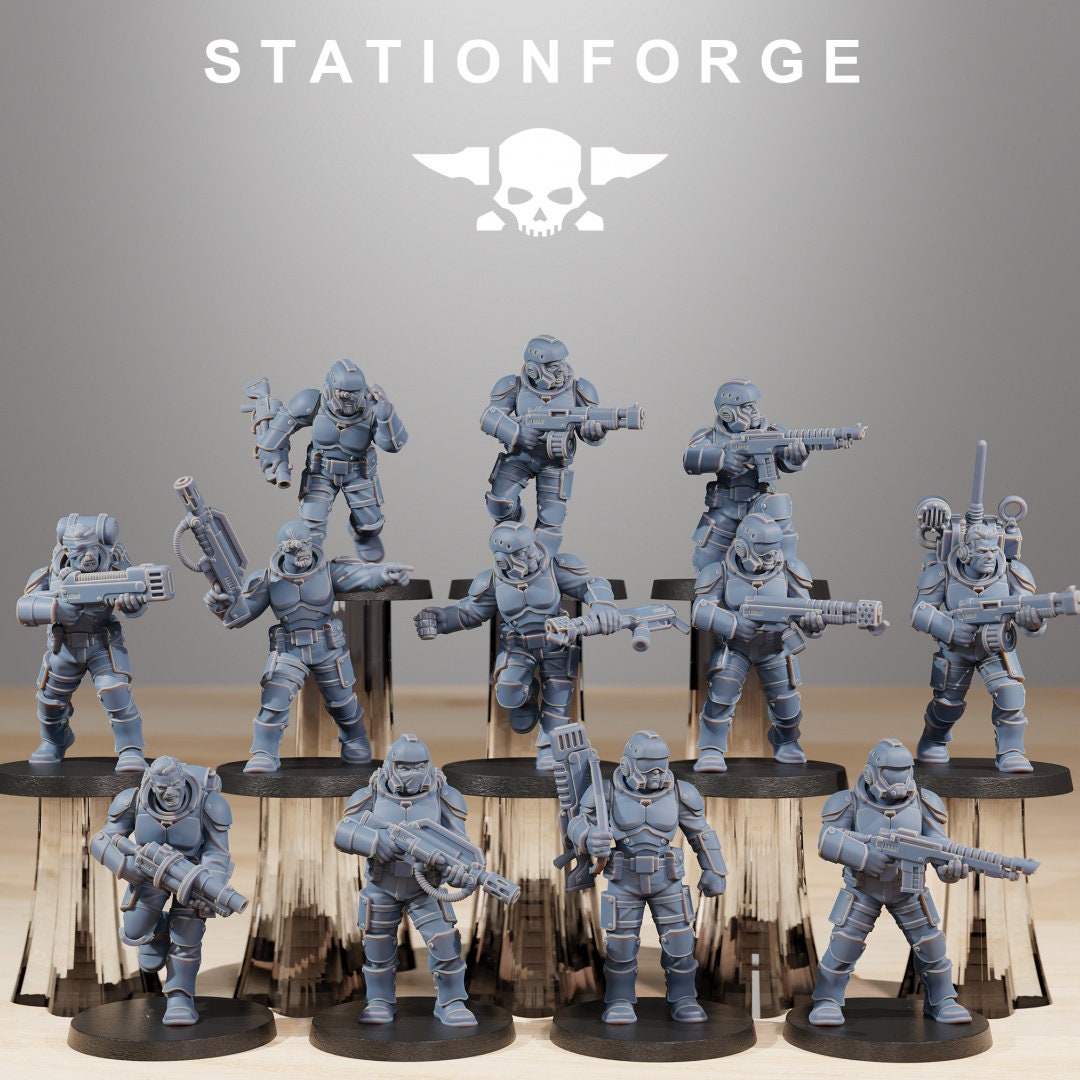 Vaskar Infantry Builder Kit - StationForge - 28mm