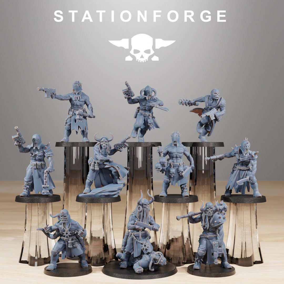 Corrupted Guard Sectarians - StationForge - 28mm