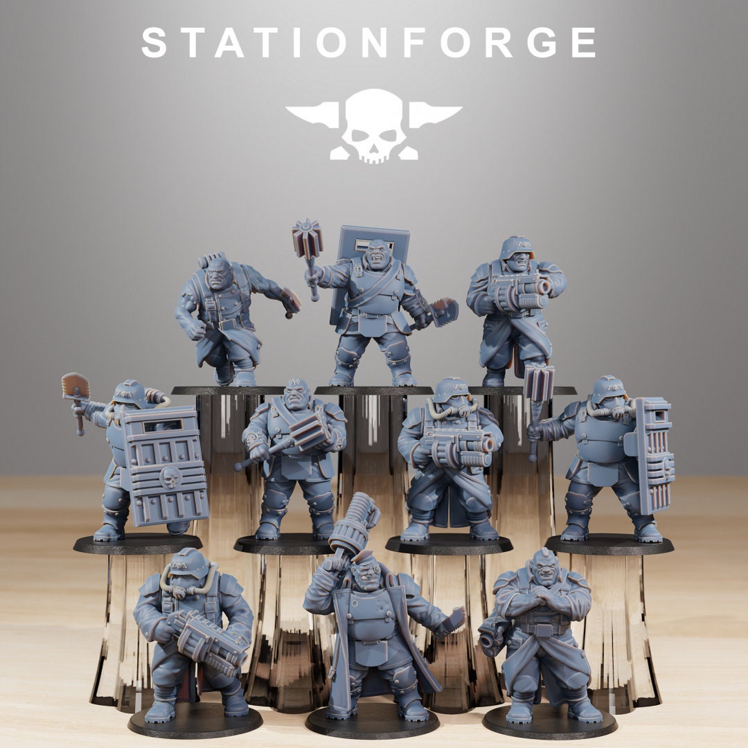 GrimGuard Mutants - StationForge - 28mm