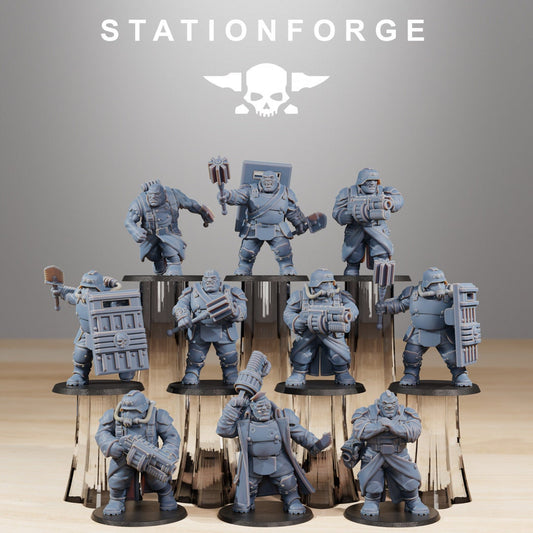 GrimGuard Mutants - StationForge - 28mm