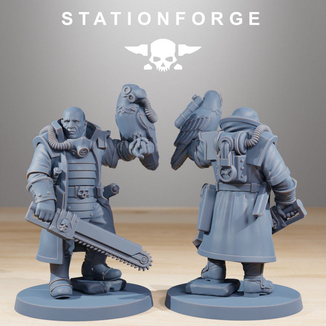 National Guard Captain Julius - StationForge - 28mm