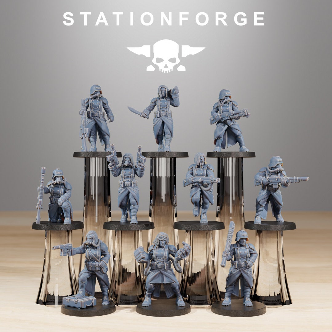 GrimGuard Sisters of War - StationForge - 28mm