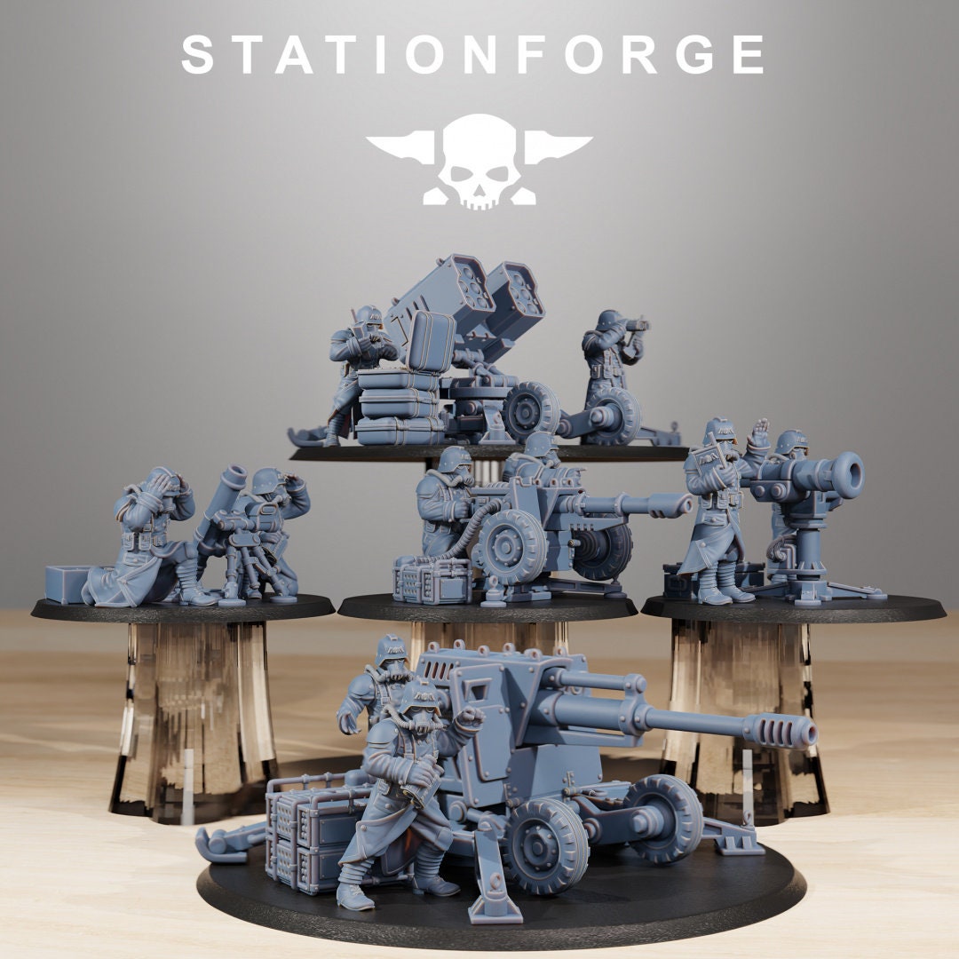 GrimGuard Battle Weapons - StationForge - 28mm