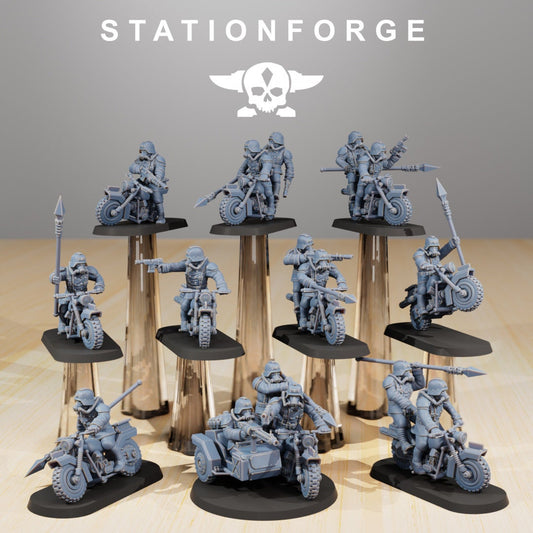 GrimGuard Death Bikers - StationForge - 28mm