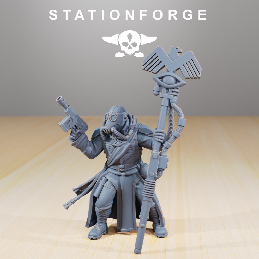 GrimGuard The Curator - StationForge - 28mm