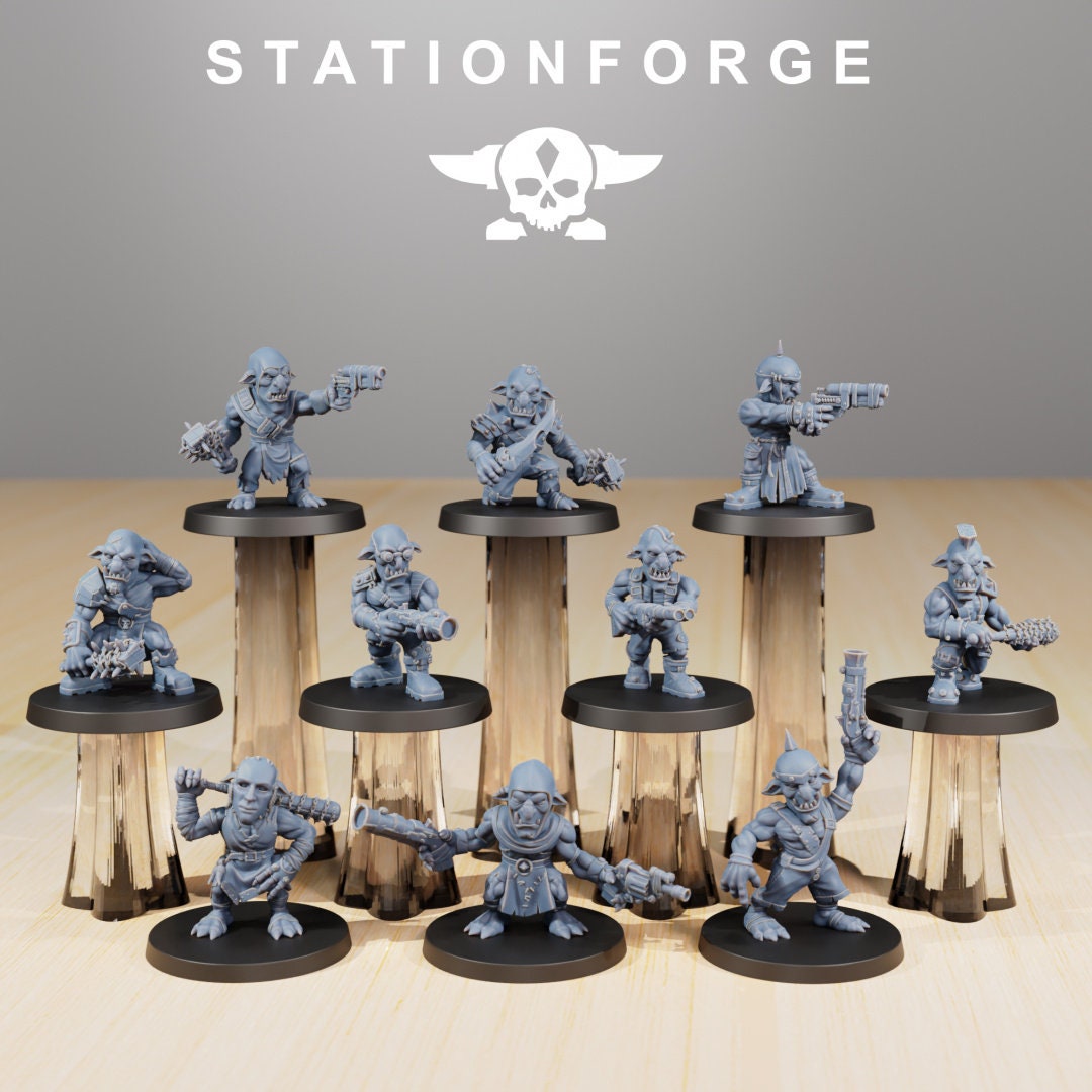 Orkaz Goblins - StationForge - 28mm