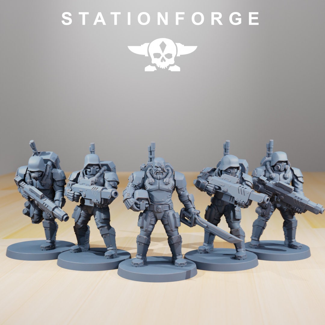 National Guard - Infantry - StationForge - 28mm