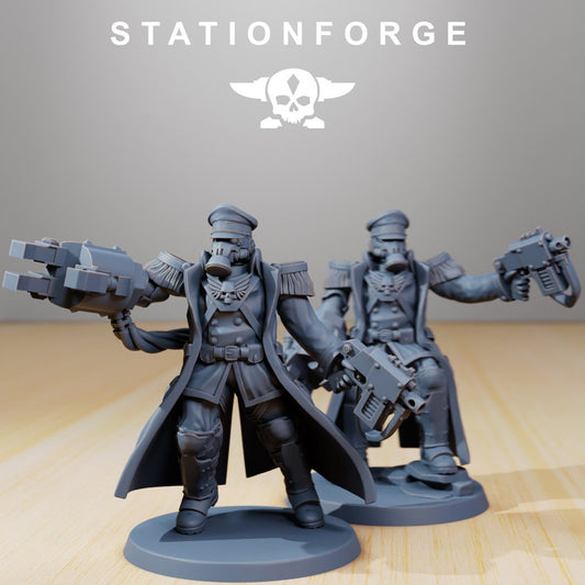 GrimGuard - Officer - StationForge - 28mm