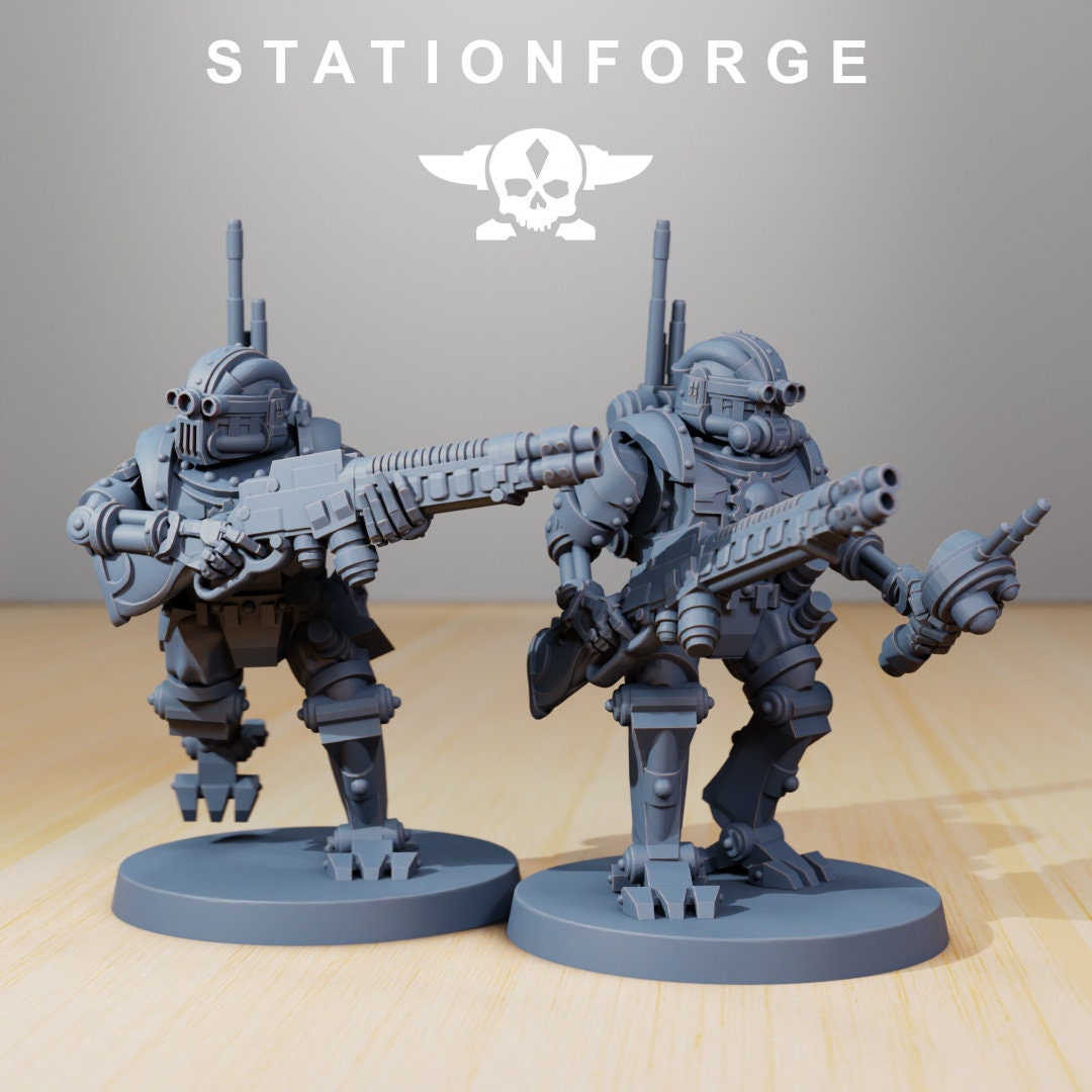 Scavenger Frontliner Techno - StationForge - 28mm