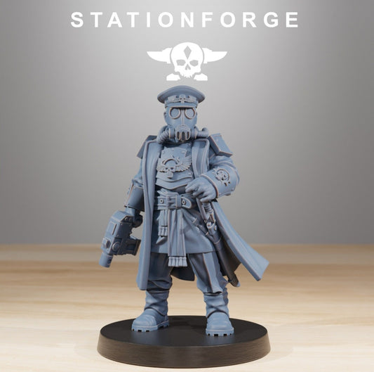 GrimGuard Commander - StationForge - 28mm