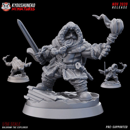 Dwarf Balgram The Explorer - Kyoushuneko miniatures