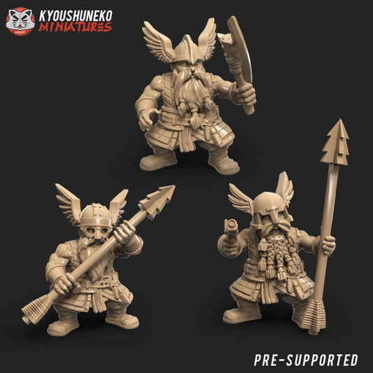 Dwarf Ballista Artillery Crew - Kyoushuneko miniatures