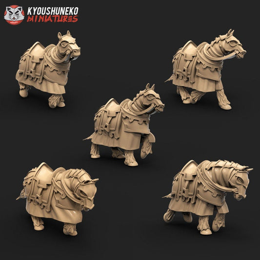 Heavy Horse Mount - Kyoushuneko miniatures