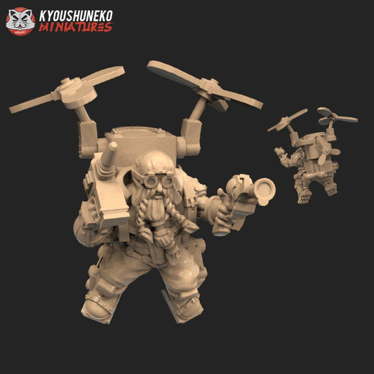 Flying Sky Dwarf Unit 1 - Kyoushuneko miniatures