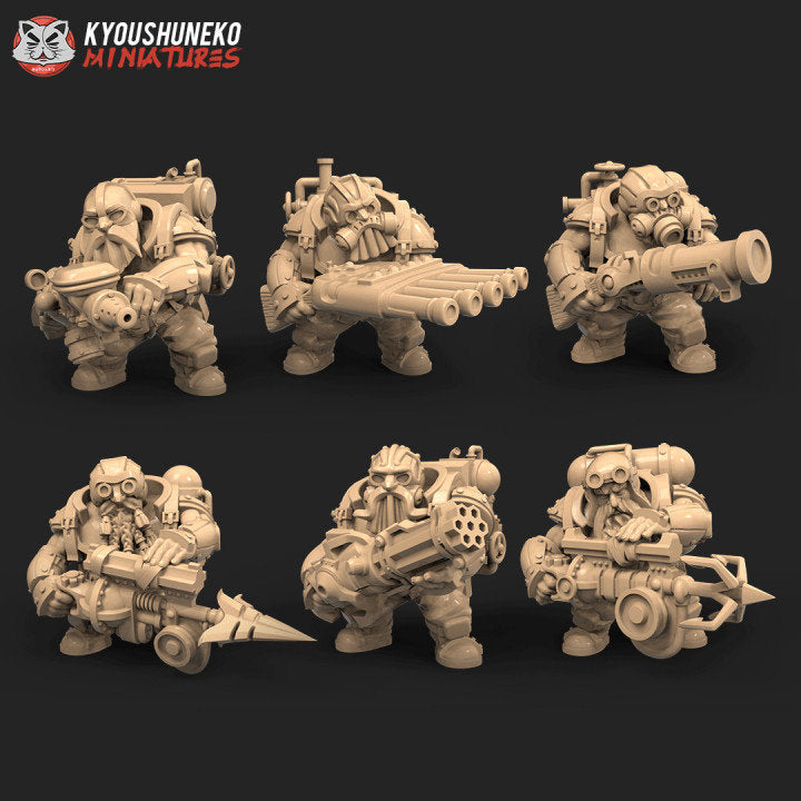 Sky Dwarf Ground Unit - Kyoushuneko miniatures